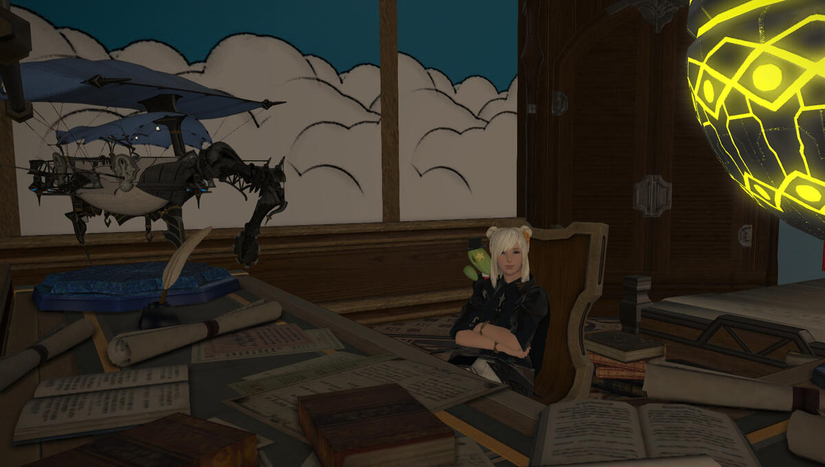 Junia in her old bedroom.